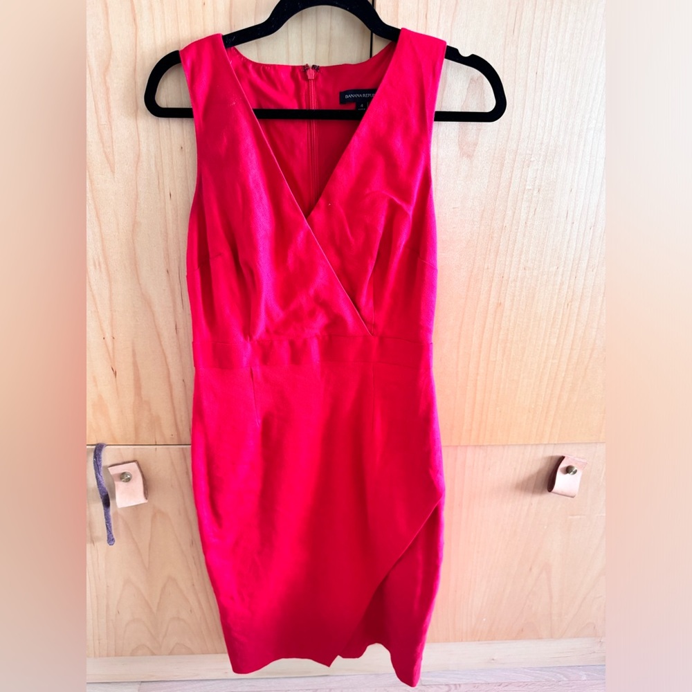Red Banana Republic Twill Cotton Dress- size 4